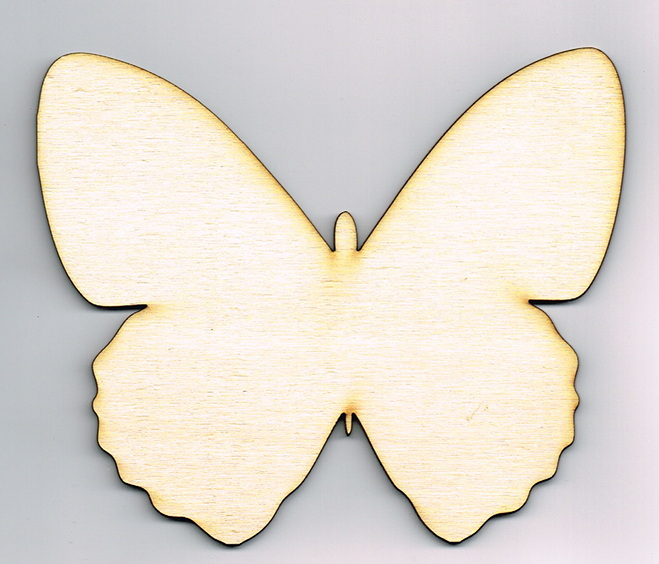 houten vlinder -