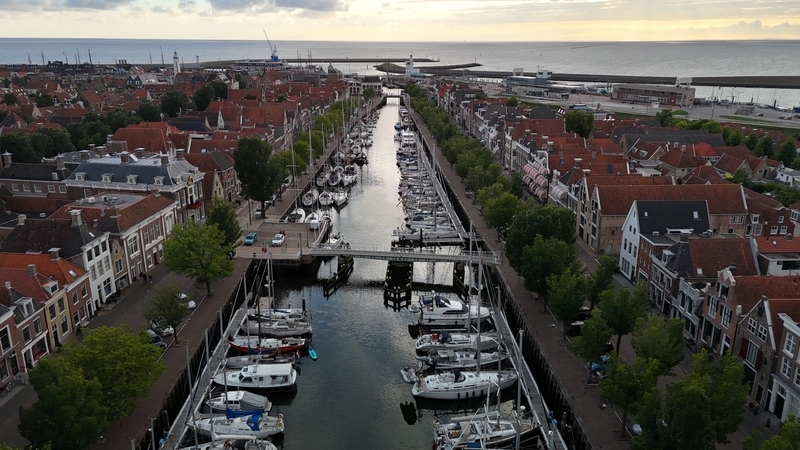 Harlingen Noorderhaven s'avonds