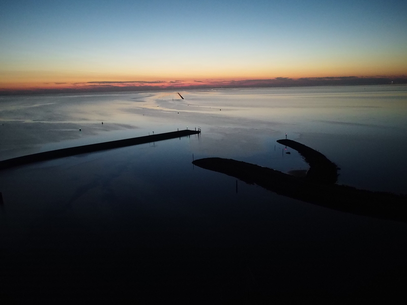 Harlingen haven avond