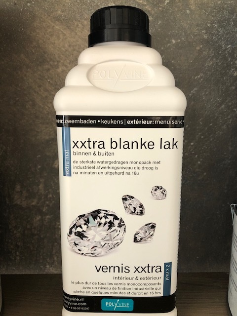 polyvine Xxtra ultra matte lak 1 liter 