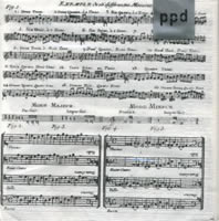Servet Napkin Adagio met muzieknoten muziekbalken