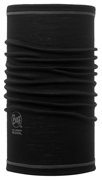 111628999 3/4 Merino Wool BUFF® Solid Black