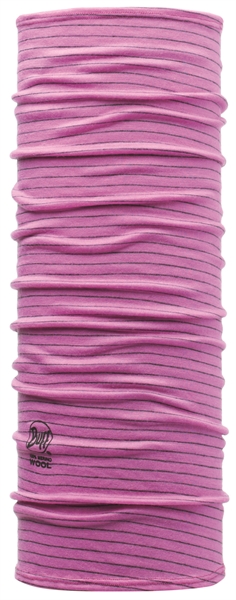 108078 Junior and Child Wool Buff® Dyed Stripes Roze