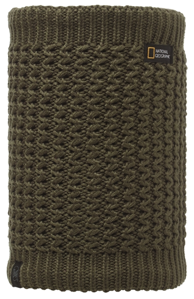 107925 National Geographic Neckwarmer Knitted and Polar Flee